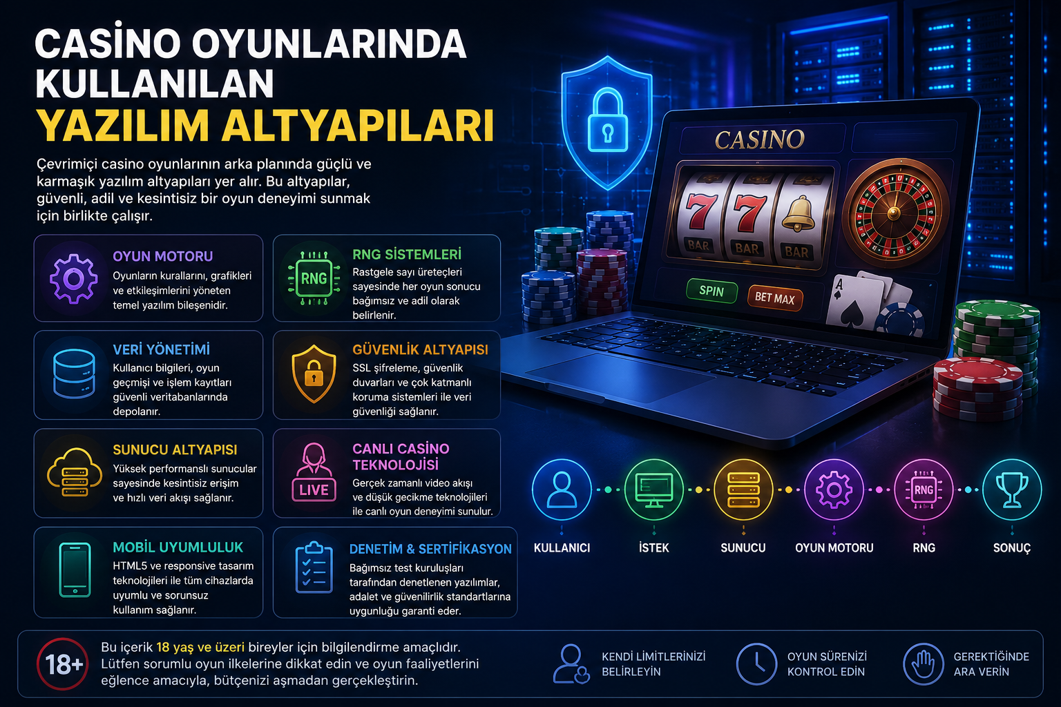 Casino Oyunlarında Kullanılan Yazılım Altyapıları