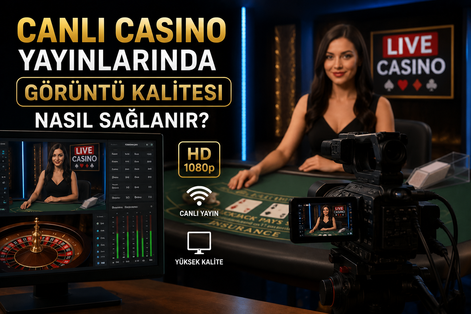 Canlı Casino Yayınlarında Görüntü Kalitesi Nasıl Sağlanır