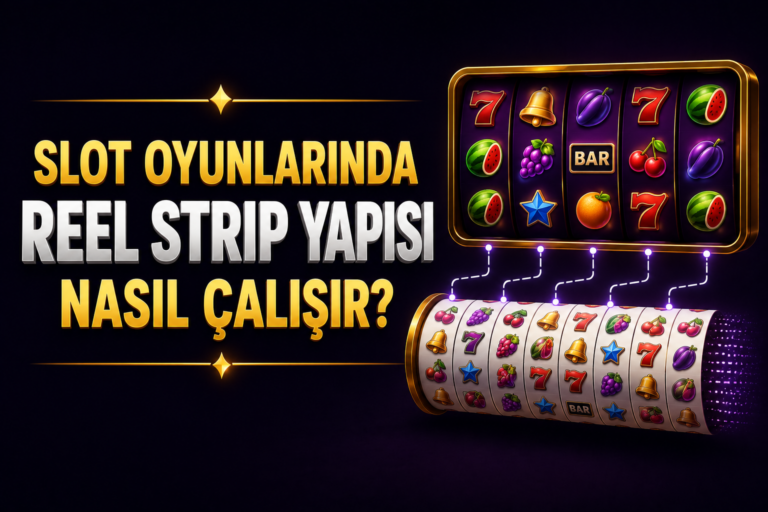 Slot Oyunlarında Reel Strip Yapısı Nasıl Çalışır?