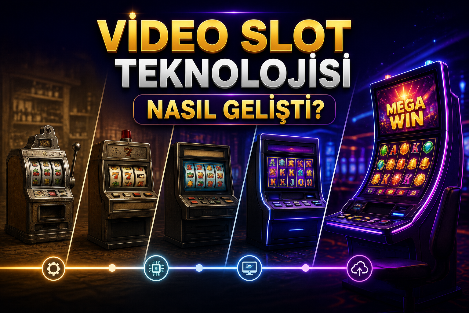 Video Slot Teknolojisi Nasıl Gelişti? Dijital Dönüşüm Süreci