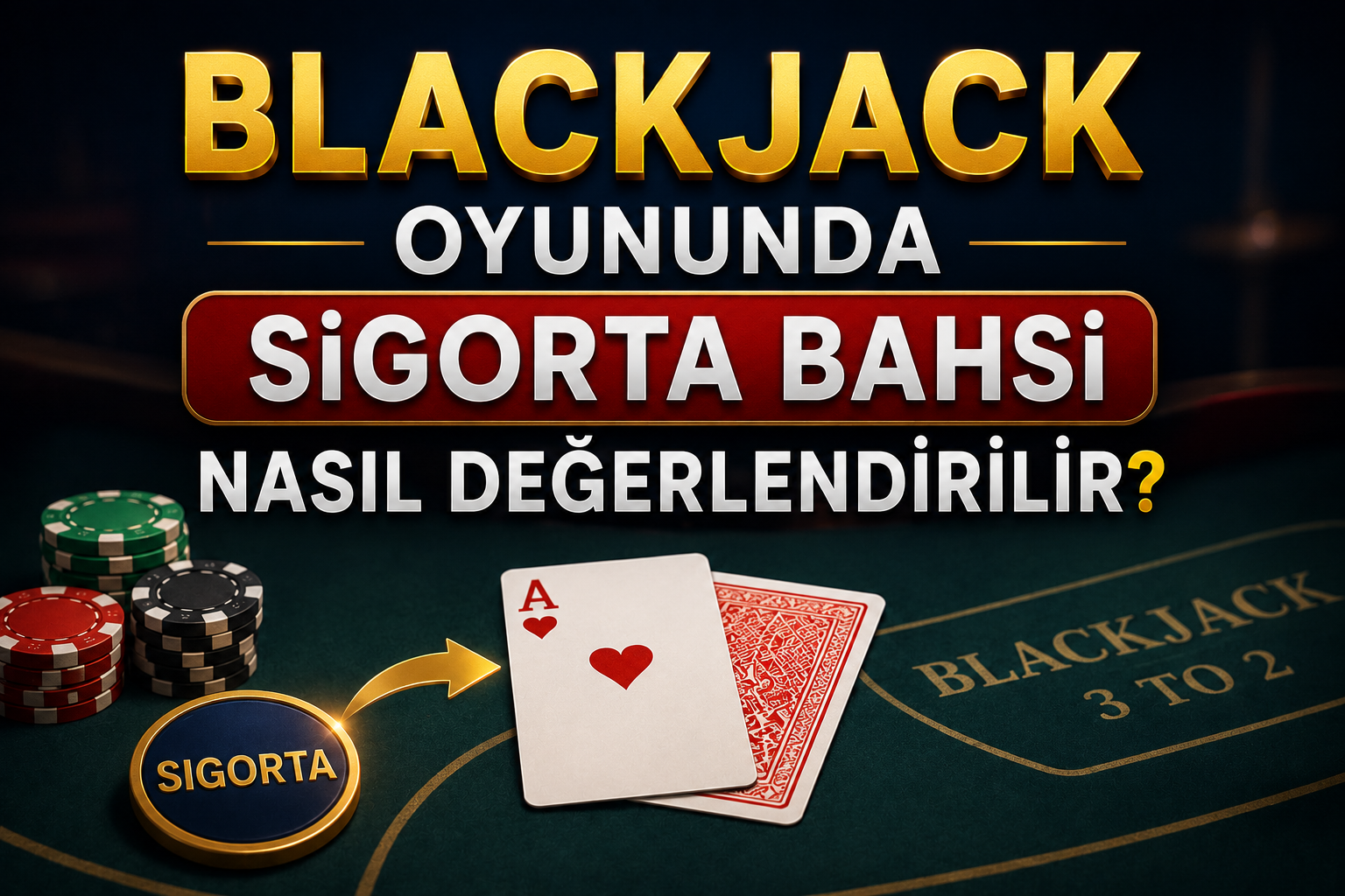 Blackjack Oyununda Sigorta Bahsi Nasıl Değerlendirilir?