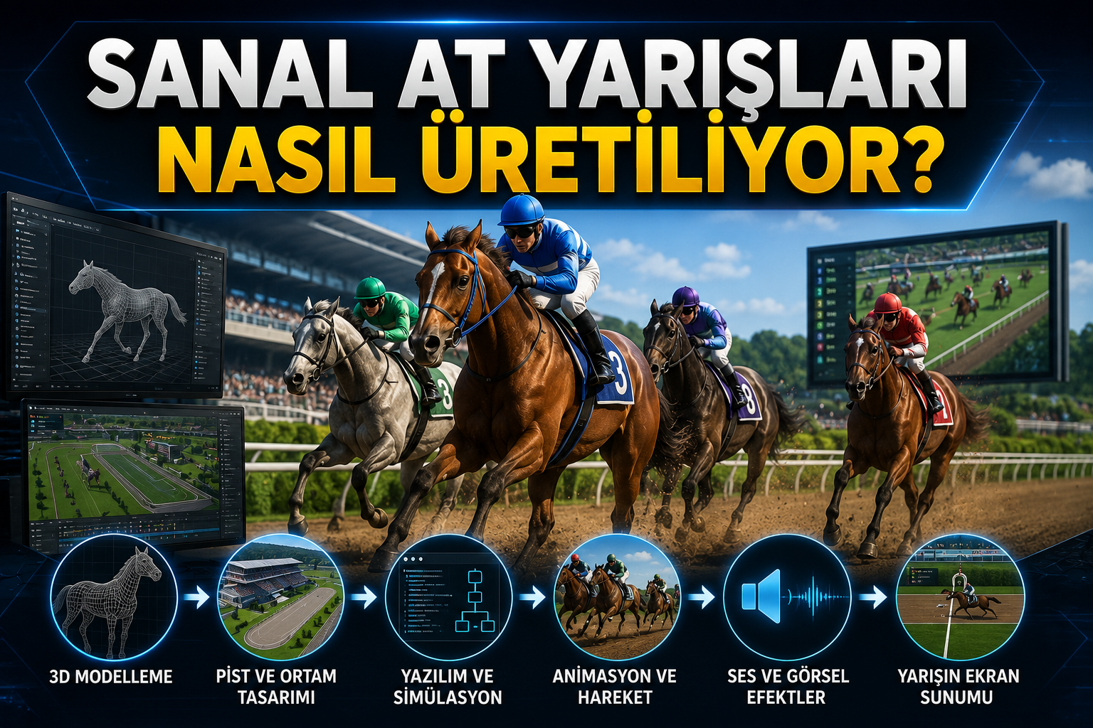 Sanal At Yarışları Nasıl Üretiliyor?
