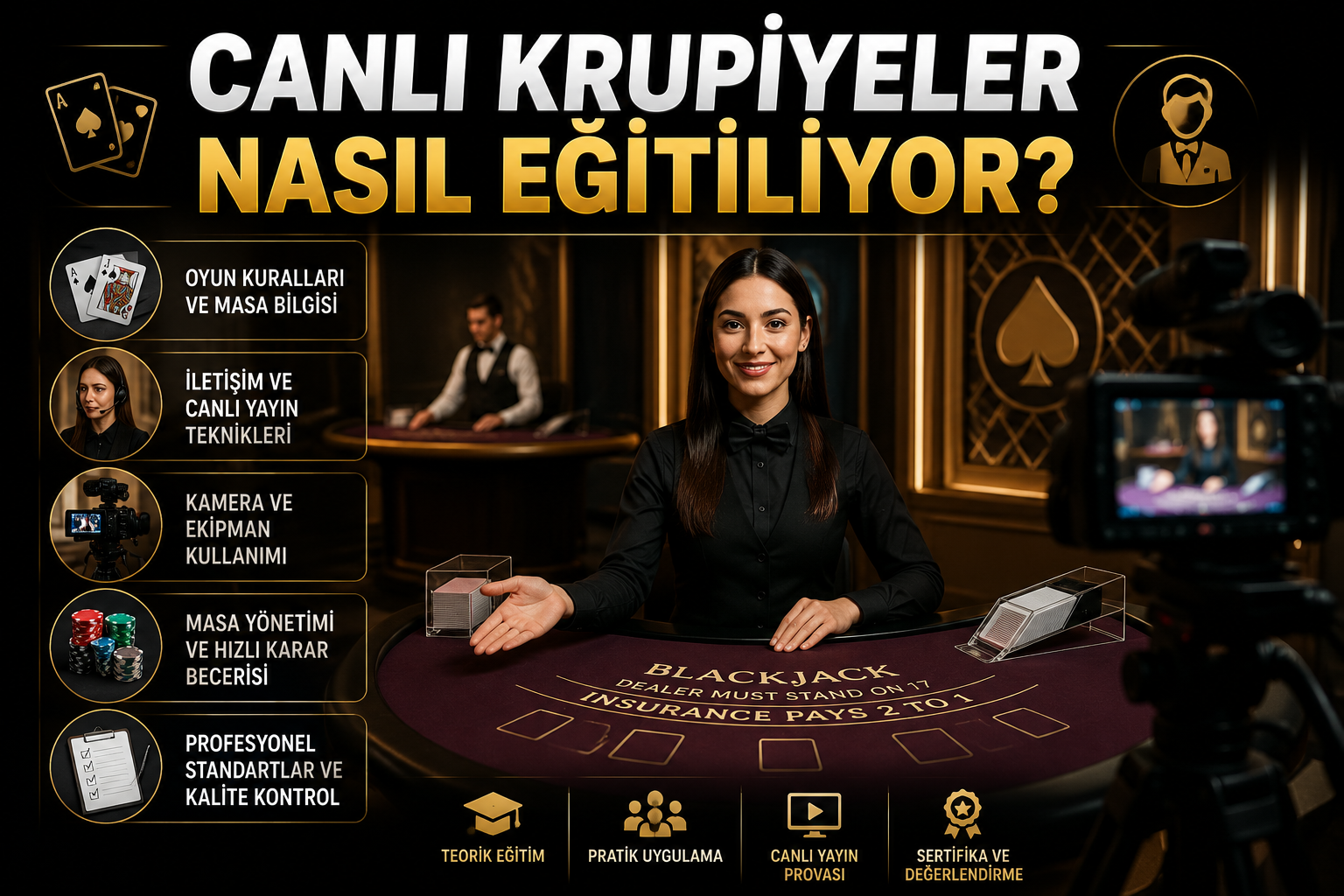 Canlı Krupiyeler Nasıl Eğitiliyor?