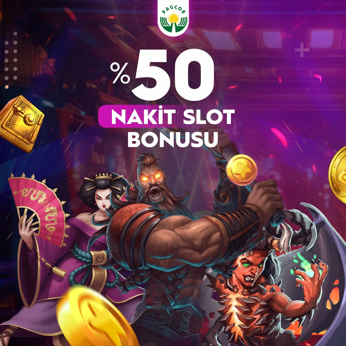 %50 NAKİT SLOT BONUSU