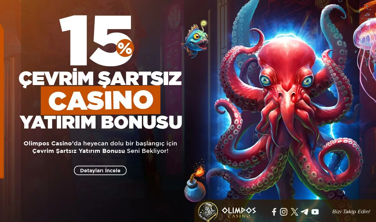 ÇEVRİM ŞARTSIZ CASİNO YATIRIM BONUSU