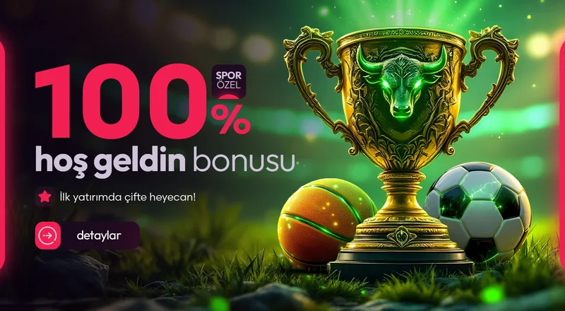 % 100 Hoş geldin Spor Bonus