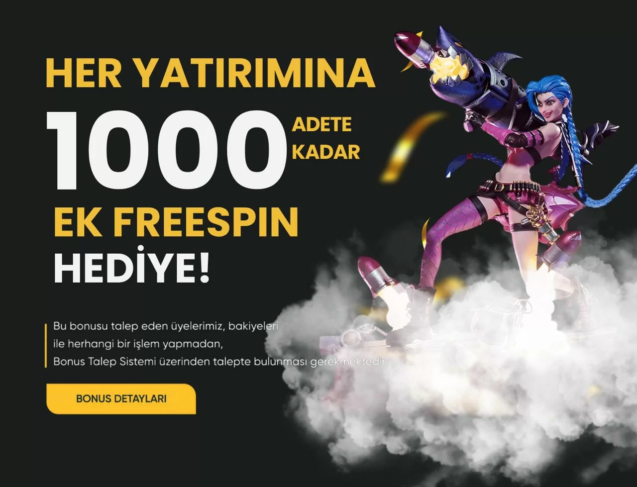 HER YATIRIMINA EK %5 FREESPİN!