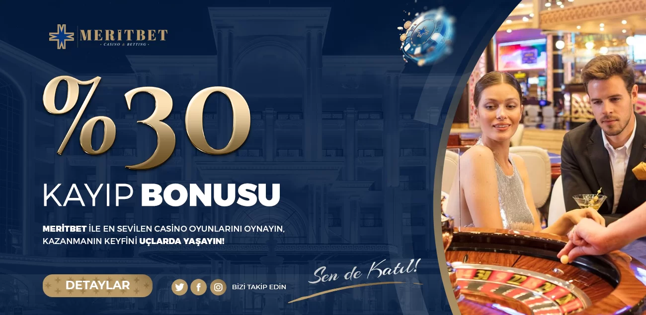 %30 ANLIK VE ÇEVRİMSİZ KAYIP BONUSU
