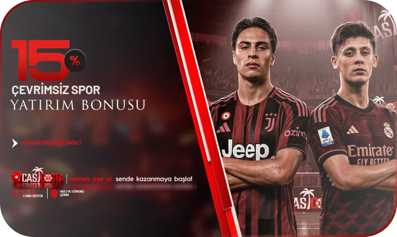 %15 ÇEVRİMSİZ SPOR YATIRIM BONUSU