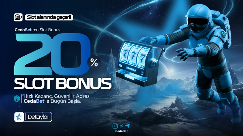 Çevrimsiz %20 Slot Bonus – çevrimsiz20 Koduyla Özel Yatırım Ayrıcalığı
