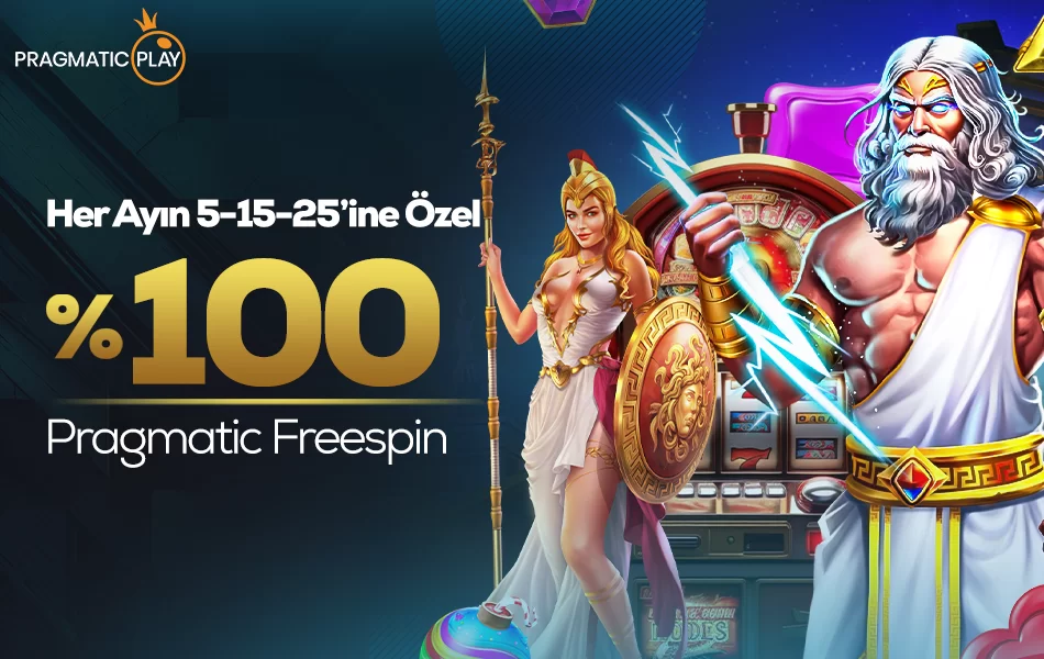 AYIN 5-15-25'İNE ÖZEL %100 PRAGMATİC FREESPİN