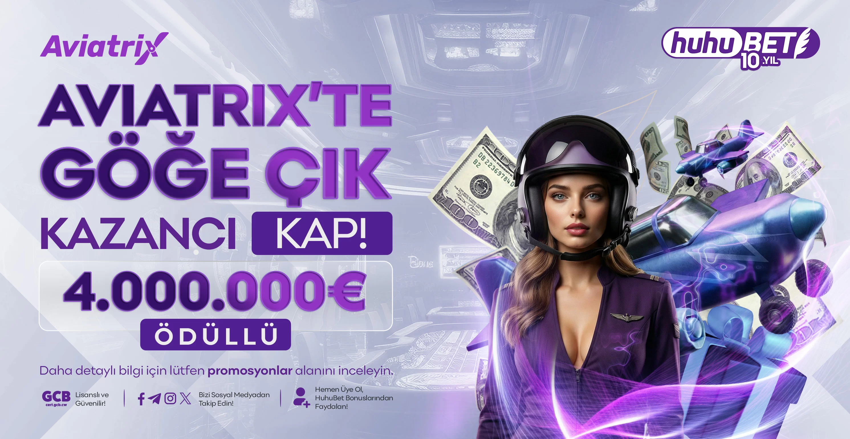 AVIATRIX’TE GÖĞE ÇIK, KAZANCI KAP!