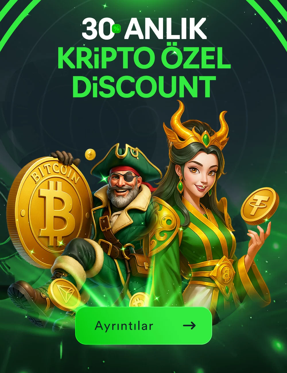 %30 ANLIK KRIPTO ÖZEL DISCOUNT!