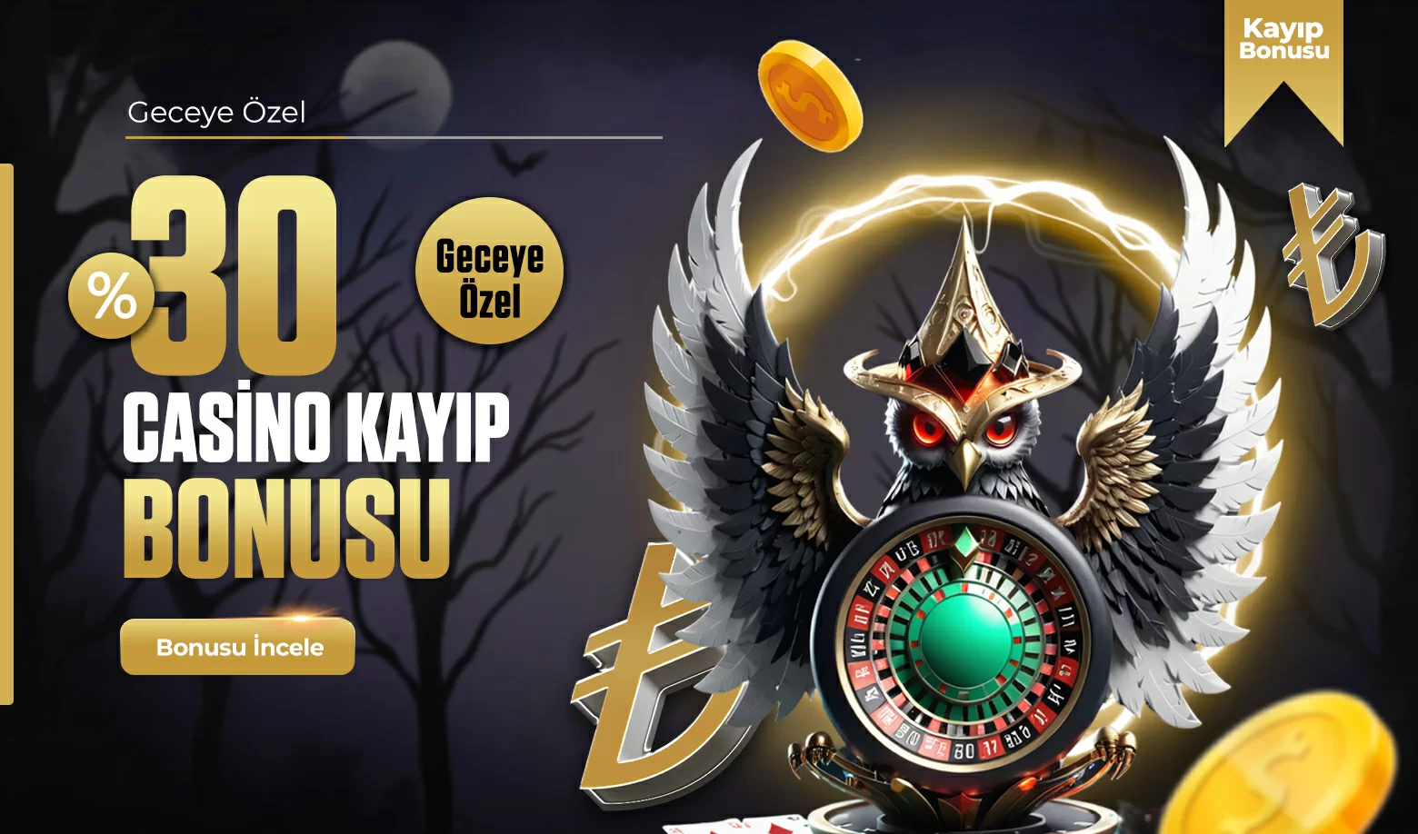 GECE CASİNO ÖZEL DİSCOUNT